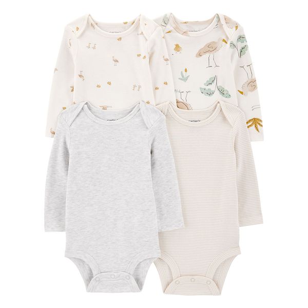 Set-4-Bodies-Manga-Larga-Surtidos-Bebes-Unisex-Carter-s-12M