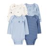 Set-4-Bodies-Manga-Larga-Diseños-Surtidos-Bebes-Niños-Carter-s-12M