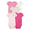 Set-5-Bodies-Manga-Corta-Surtidos-Bebes-Niñas-Carter-s-12M