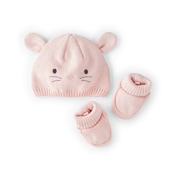Set-Gorro-y-Babuchas-Rosa-Bebes-Niñas-Carter-s-0M