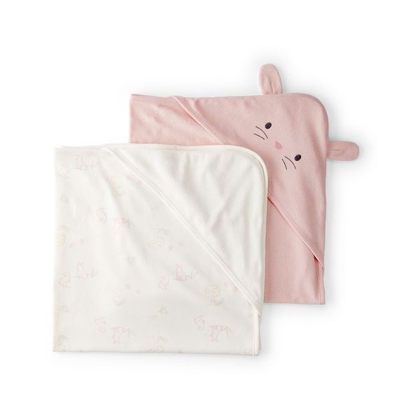 Set-2-Toallas-Blanca-y-Rosa-Bebes-Niñas-Carter-s-0M Set-2-Toallas-Blanca-y-Rosa-Bebes-Niñas-Carter-s-0M