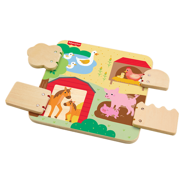 Tablero-Animalitos-de-Madera-Fisher-Price