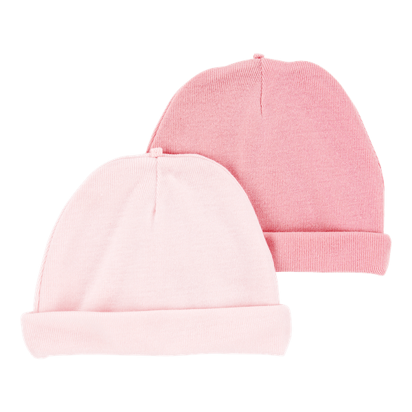 Set-2-Gorros-Rosa-Bebes-Niñas-Carter-s-0-3M Set-2-Gorros-Rosa-Bebes-Niñas-Carter-s-0-3M