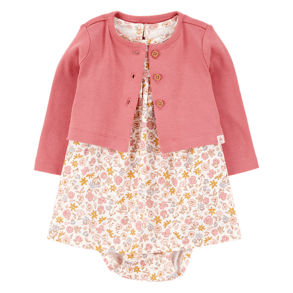 Set-Saco-y-Vestido-Flores-Bebes-Niñas-Carter-s-3M Set-Saco-y-Vestido-Flores-Bebes-Niñas-Carter-s-3M