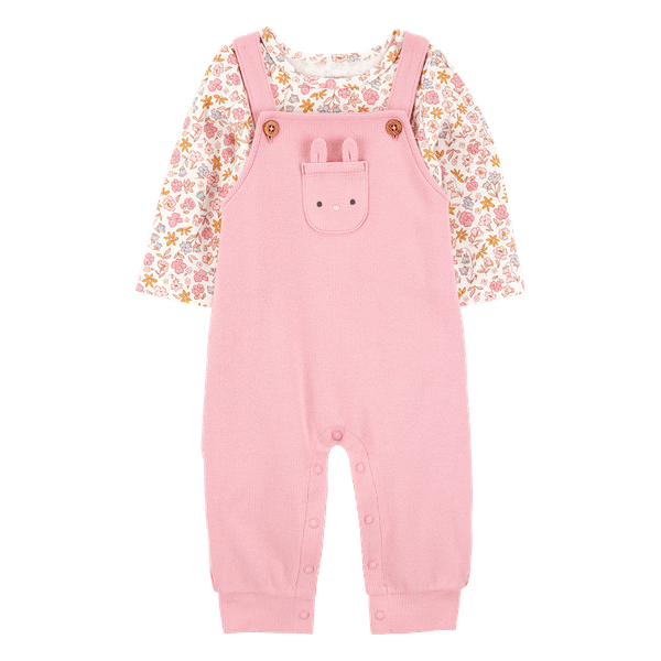 Set-Overol-Rosado-y-Camiseta-Estampada-Bebes-Niñas-Carter-s-3M Set-Overol-Rosado-y-Camiseta-Estampada-Bebes-Niñas-Carter-s-3M