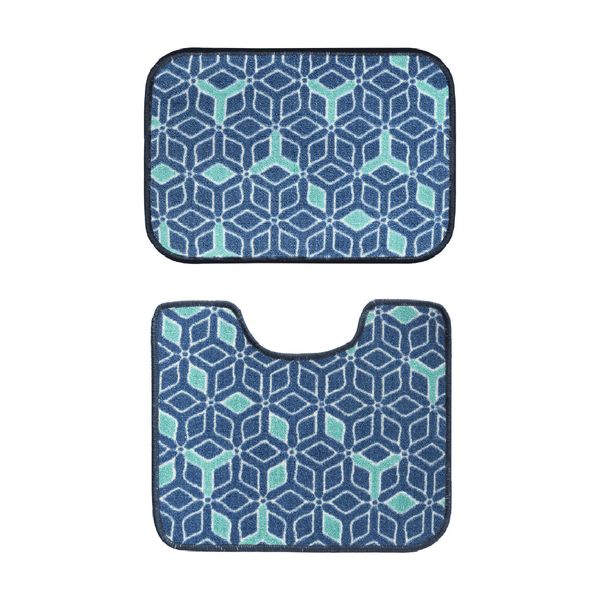 Tapete-2-Piezas-JB-Caleidoscopio-Azul-Cuperz