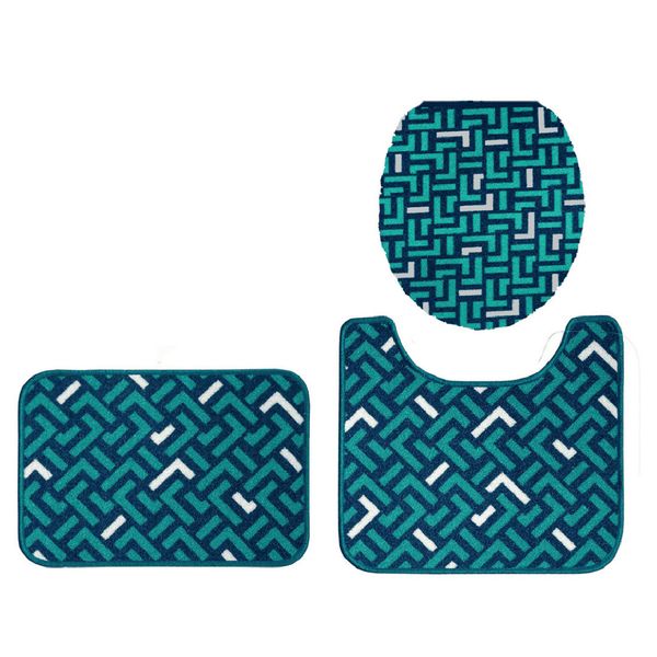 Tapete-JB-3-Piezas-Geometrico-Azul-Cuperz Tapete-JB-3-Piezas-Geometrico-Azul-Cuperz