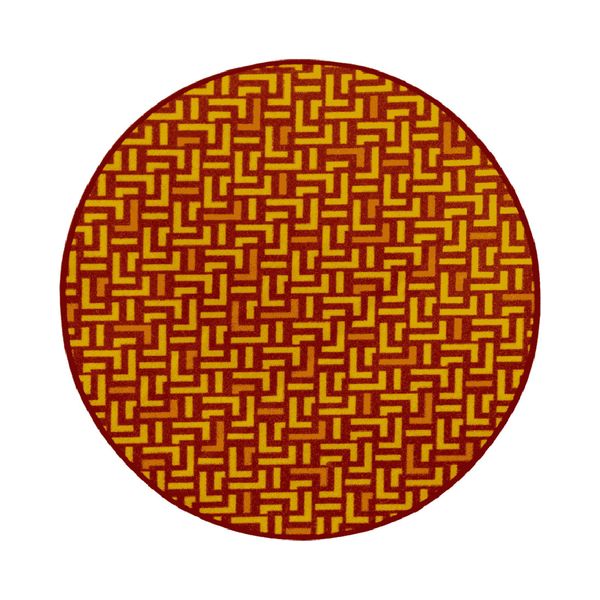 Tapete-Geometrico-Cafe-Redondo-Cuperz Tapete-Geometrico-Cafe-Redondo-Cuperz