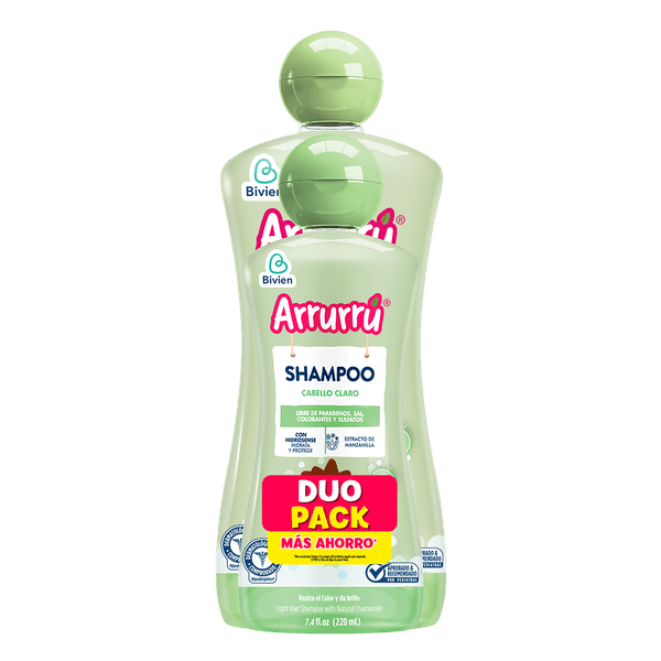 Shampoo-Cabello-Claro-400ml-y-220mlArrurru