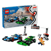 Set-City-Parrilla-de-F1-Coches-VCARB-y-Sauber-313-Piezas-LEGO