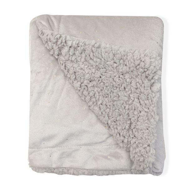 Manta-Stampling-Sherpa-Gris-Bebes-Unisex-Bimbidreams