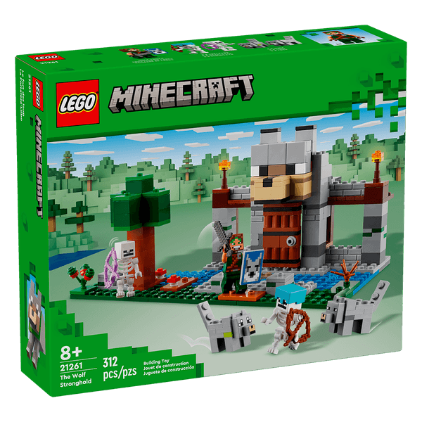 Set-Minecraft-La-Fortaleza-Lobo-312-Piezas-LEGO Set-Minecraft-La-Fortaleza-Lobo-312-Piezas-LEGO