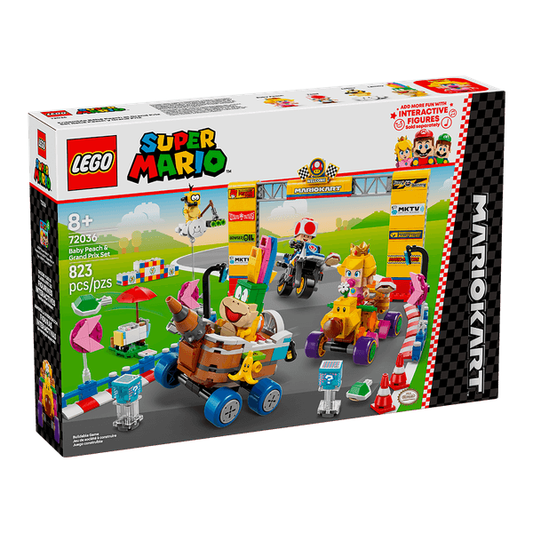 Set-Super-Mario-Bebe-Peach-y-Grand-Prix-823-Piezas-LEGO