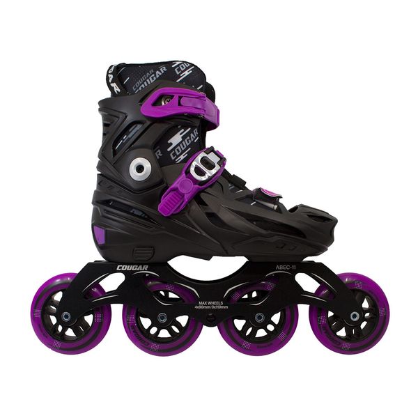 Patines-Semiprofesionales-Ajustables-Morado-Cougar-38