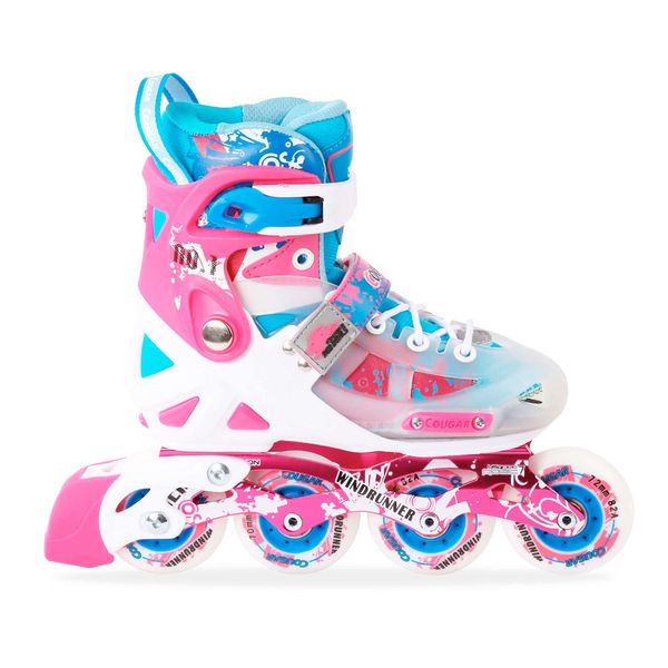 Patines-Linea-Semiprofesionales-Ajustables-Fucsia-Cougar-31-34 Patines-Linea-Semiprofesionales-Ajustables-Fucsia-Cougar-31-34