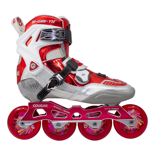 Patines-en-Linea-Fibra-de-Carbono-Rojo-Cougar-35-38 Patines-en-Linea-Fibra-de-Carbono-Rojo-Cougar-35-38