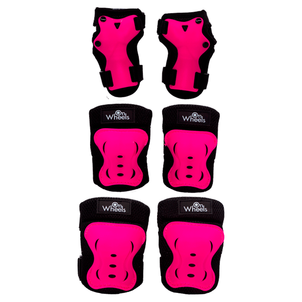 Set-de-Proteccion-Onwheels-Fucsia-Cougar-M Set-de-Proteccion-Onwheels-Fucsia-Cougar-M
