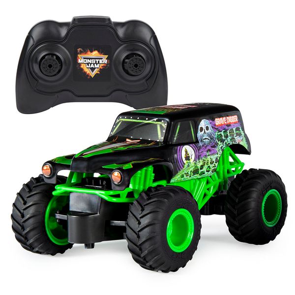 Carro-Grave-Digger-con-Radio-Control-Monster-Jam Carro-Grave-Digger-con-Radio-Control-Monster-Jam