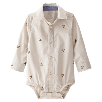Body-Manga-Larga-Beige-Bebes-Niños-Oshkosh-12M