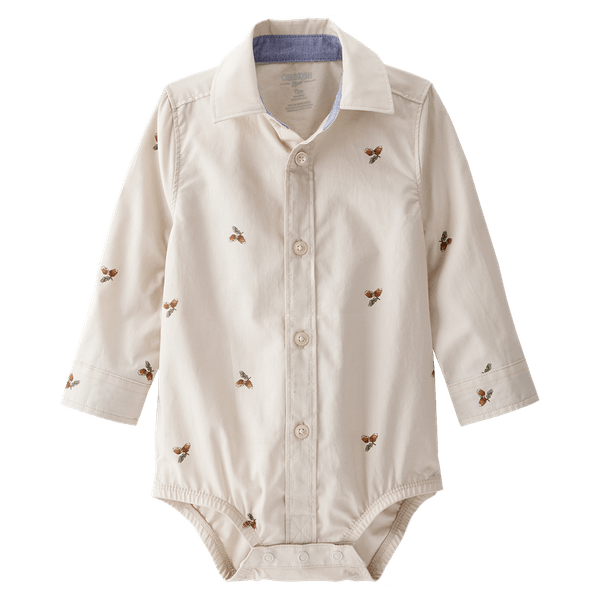 Body-Manga-Larga-Beige-Bebes-Niños-Oshkosh-12M Body-Manga-Larga-Beige-Bebes-Niños-Oshkosh-12M
