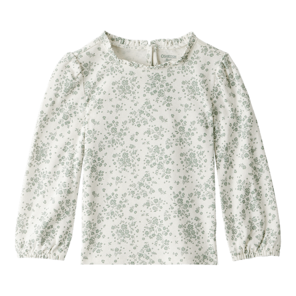 Blusa-Manga-Larga-Flores-Beige-Niñas-Oshkosh-2T Blusa-Manga-Larga-Flores-Beige-Niñas-Oshkosh-2T