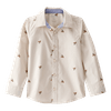 Camisa-Manga-Larga-Flores-Beige-Niños-Oshkosh-2T