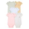 Set-5-Bodies-Manga-Corta-Colores-Surtidos-Bebes-Niñas-Carter-s-6M