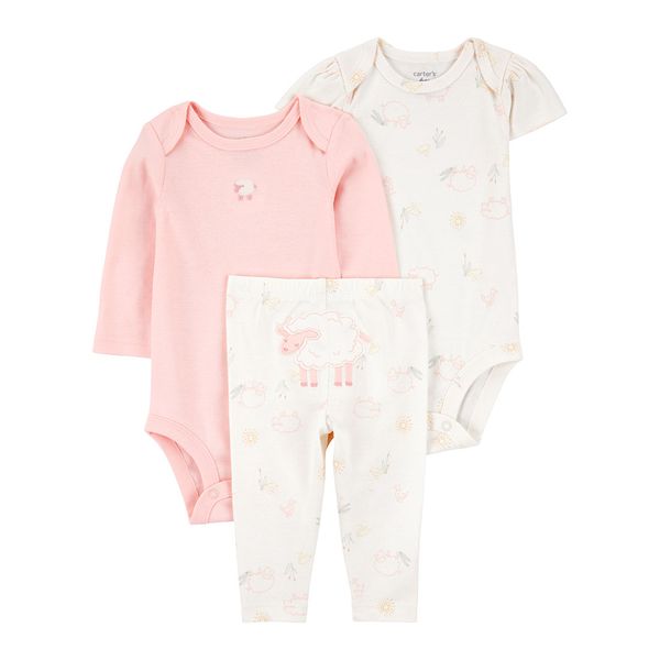 Set-2-Bodies-y-Pantalon-Ovejas-Bebes-Niñas-Carter-s-12M Set-2-Bodies-y-Pantalon-Ovejas-Bebes-Niñas-Carter-s-12M