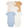 Set-5-Bodies-Manga-Corta-Diseños-Surtidos-Bebes-Niñas-Carter-s-12M