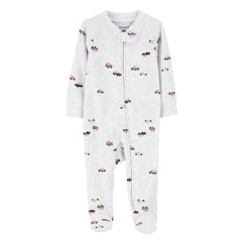 Pijama-Enteriza-Carritos-Gris-Bebes-Niños-Carter-s-3M