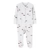 Pijama-Enteriza-Carritos-Gris-Bebes-Niños-Carter-s-9M