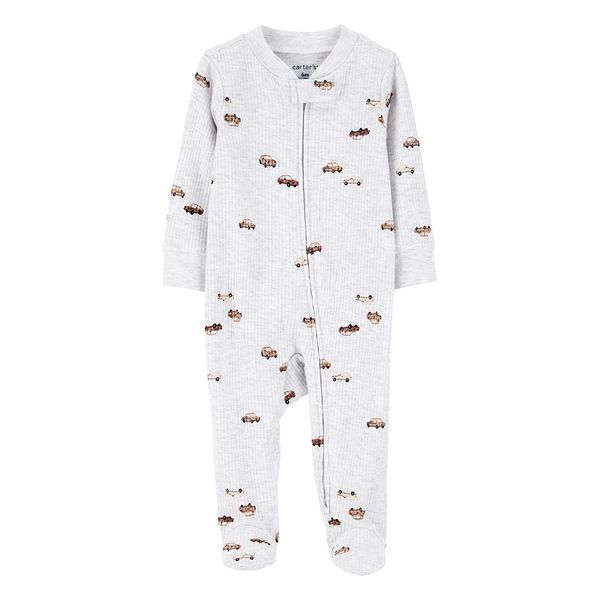 Pijama-Enteriza-Carritos-Gris-Bebes-Niños-Carter-s-9M Pijama-Enteriza-Carritos-Gris-Bebes-Niños-Carter-s-9M