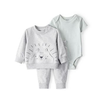 Set-Body-Buzo-y-Pantalon-Gris-Bebes-Niños-Carter-s-12M