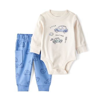 Set-Body-Manga-Larga-y-Pantalon-Carritos-Bebes-Niños-Carter-s-18M