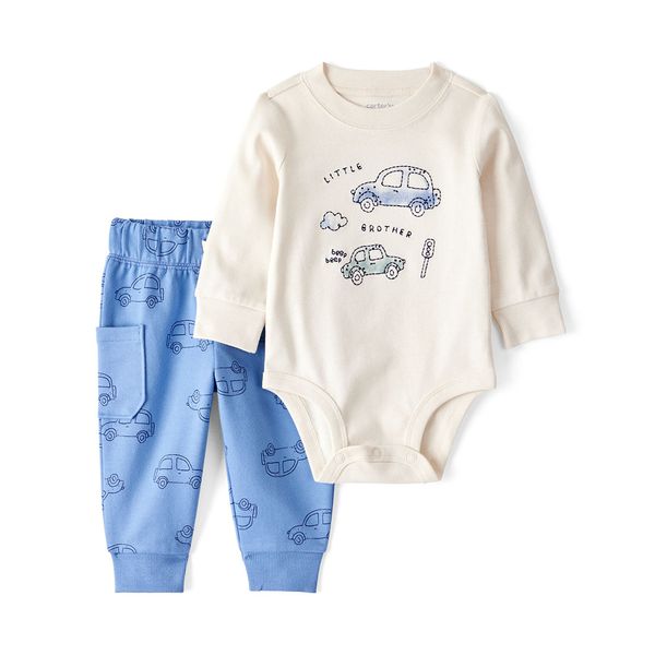 Set-Body-Manga-Larga-y-Pantalon-Carritos-Bebes-Niños-Carter-s-18M Set-Body-Manga-Larga-y-Pantalon-Carritos-Bebes-Niños-Carter-s-18M