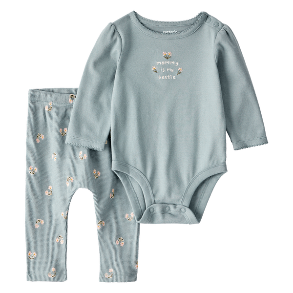 Set-Body-Manga-Larga-y-Pantalon-Verde-Bebes-Niñas-Carter-s-18M Set-Body-Manga-Larga-y-Pantalon-Verde-Bebes-Niñas-Carter-s-18M