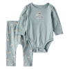Set-Body-Manga-Larga-y-Pantalon-Verde-Bebes-Niñas-Carter-s-24M