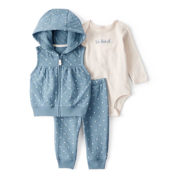 Set-Body-Chaleco-y-Pantalon-Azul-Bebes-Niñas-Carter-s-12M Set-Body-Chaleco-y-Pantalon-Azul-Bebes-Niñas-Carter-s-12M