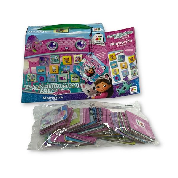 Juego-de-Mesa-Memorice-60-Piezas-Gabbys-Dollhouse