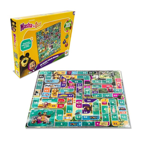 Juego-de-Mesa-de-Paseo-por-el-Bosque-Masha-y-el-Oso