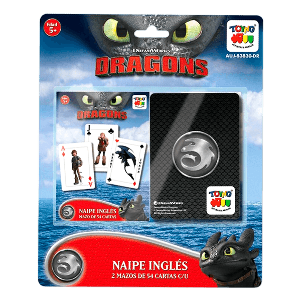 Set-2-Mazos-de-Naipes-Ingles-Dragons Set-2-Mazos-de-Naipes-Ingles-Dragons