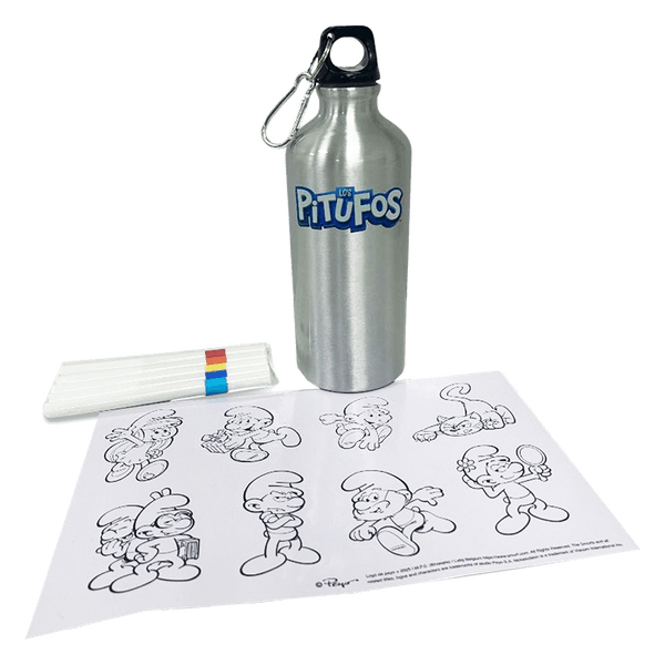 Botella-para-Decorar-Pitufos Botella-para-Decorar-Pitufos