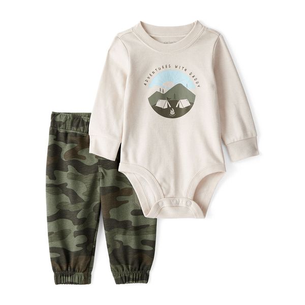 Set-Body-Beige-y-Pantalon-Camuflado-Bebes-Niños-Carter-s-12M Set-Body-Beige-y-Pantalon-Camuflado-Bebes-Niños-Carter-s-12M