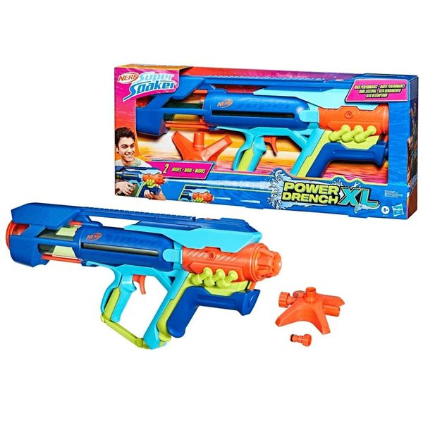 Lanzador-de-Agua-Super-Soaker-Power-Drench-XL-Nerf Lanzador-de-Agua-Super-Soaker-Power-Drench-XL-Nerf
