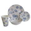 Vajilla-en-Melamina-Clasica-Blanca-con-Diseño-Azul-Sabana