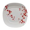 Vajilla-en-Melamina-Imperial-Blanca-Flores-Rojas-Semi-Cuadrada-16-Piezas-4-Puestos-Sabana