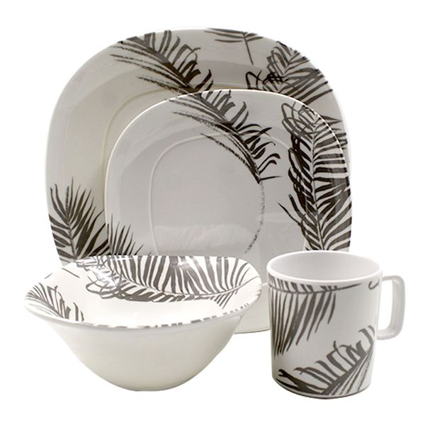 Vajilla-en-Melamina-Imperial-Blanca-Con-Diseño-de-Ramas-Cafes-Sabana