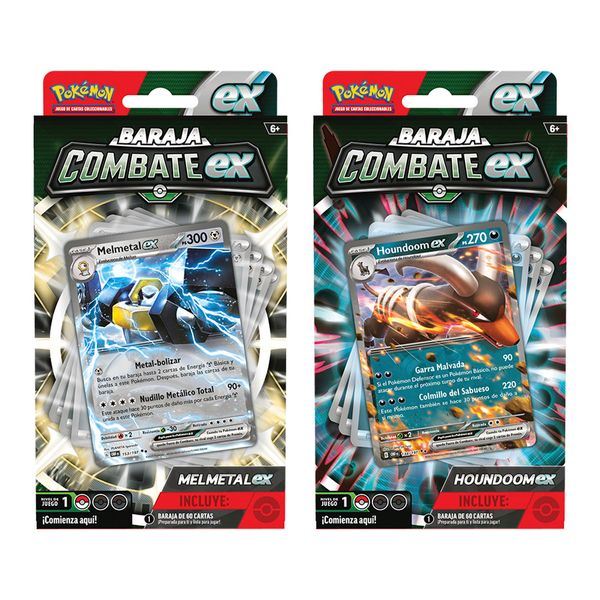 Baraja-de-Cartas-Melmetal-Houndoom-Ex-Bat-Deck-Español-Pokemon- Baraja-de-Cartas-Melmetal-Houndoom-Ex-Bat-Deck-Español-Pokemon-
