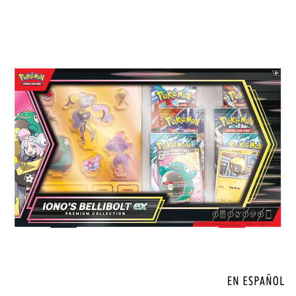 Set-Cartas-Ionos-Bellibolt-Ex-Premium-Colllection-Español-Pokemon-