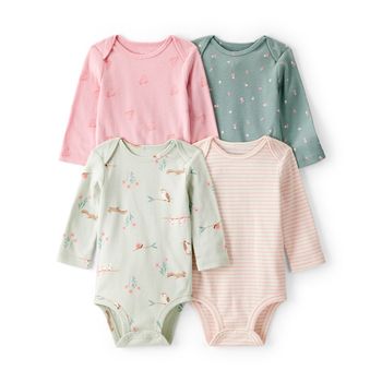 Set-4-Bodies-Manga-Larga-Colores-Surtidos-Bebes-Niñas-Carter-s-PRE